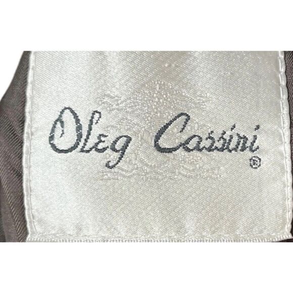 Oleg Cassini Paolo Brown 100% Wool Blazer Men’s Designer Luxury Coat US 42R - Picture 11 of 12